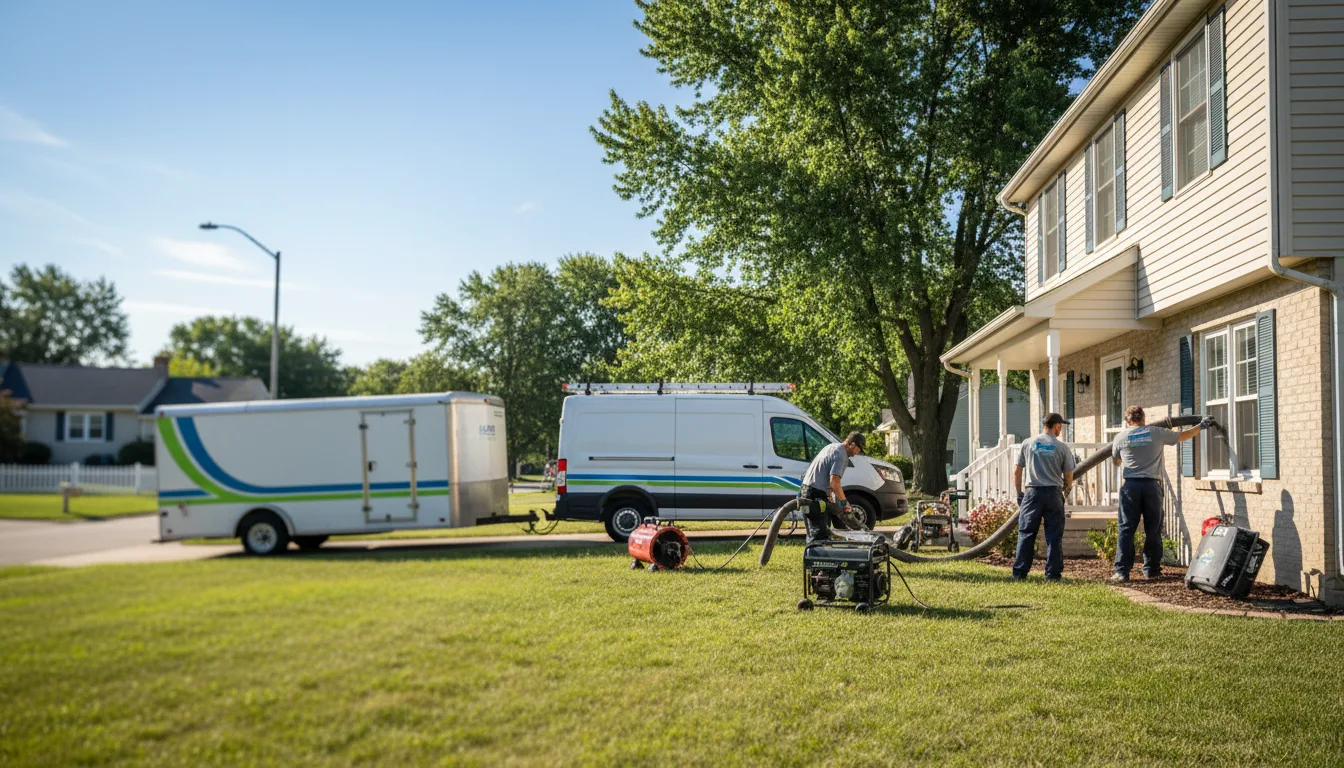 Flooded Basement Restoration And Cleanup With Repair in Lawrence, NE near me